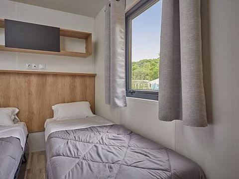 Mobilhome 6 personnes - Mobil-home | Premium Exclusive | 3 Ch. | 6 Pers. | Terrasse surélevée | Clim. | TV