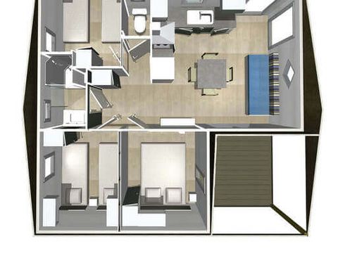 CHALET 6 personnes - PREMIUM