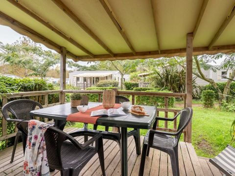 MOBILHOME 4 personnes - COTTAGE 4p 2ch ***