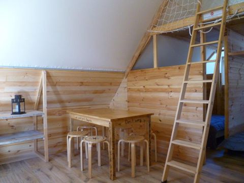 TENTE TOILE ET BOIS 6 personnes - TRAPPEUR WOODY Sans sanitaires