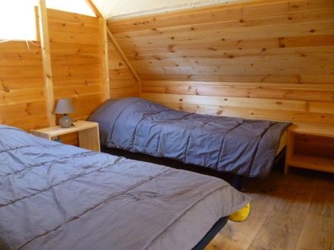 Tente en toile et en bois 6 personnes - TRAPPEUR WOODY Sans sanitaires
