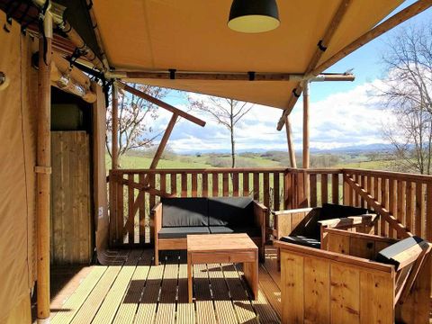 TENTE TOILE ET BOIS 5 personnes - LUXURY LODGE