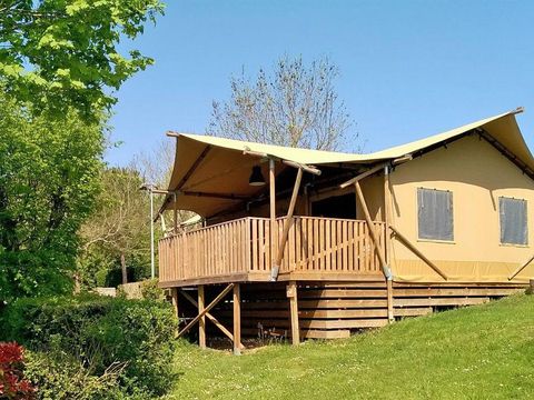TENTE TOILE ET BOIS 5 personnes - LUXURY LODGE