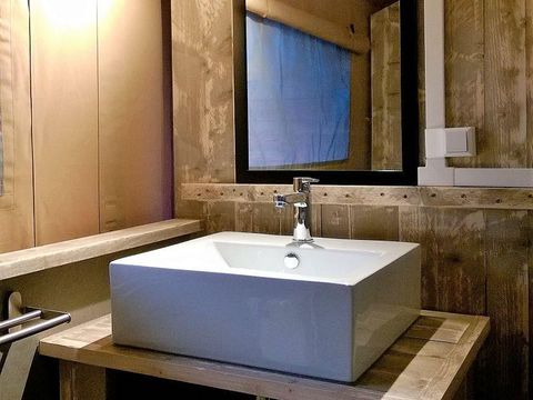 TENTE TOILE ET BOIS 5 personnes - LUXURY LODGE