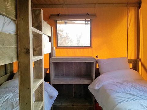 TENTE TOILE ET BOIS 5 personnes - LUXURY LODGE