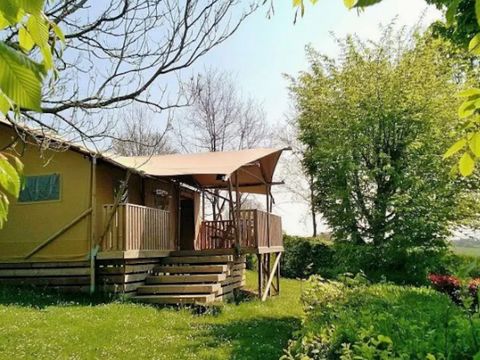 TENTE TOILE ET BOIS 5 personnes - LUXURY LODGE