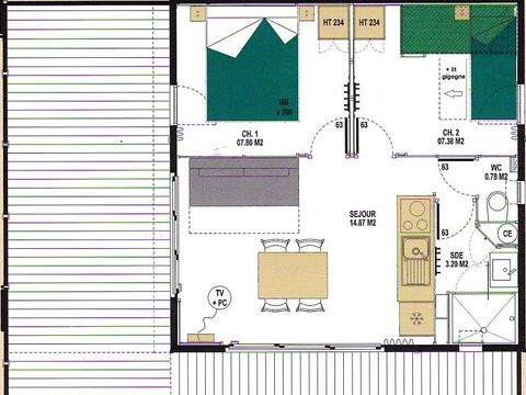 CHALET 7 personnes - CASSIOPEE