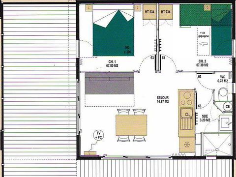 CHALET 7 personnes - CASSIOPEE