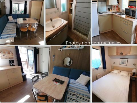 MOBILHOME 4 personnes - Océane CONFORT -2 chambres 27m²- *Clim, terrasse, TV*