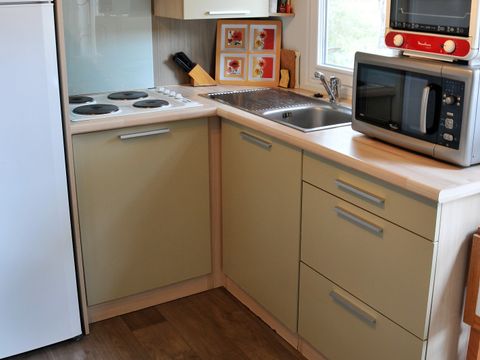 MOBILHOME 4 personnes - Océane CONFORT -2 chambres 27m²- *Clim, terrasse, TV*