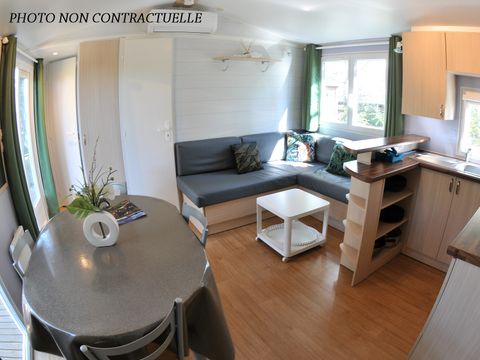 MOBILHOME 4 personnes - Florès CONFORT -2 chambres 30m²- *Clim, terrasse, TV*