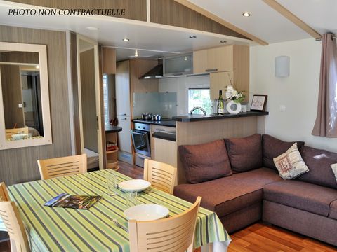 MOBILHOME 6 personnes - Baltimore PREMIUM -2 chambres 40m²- *Clim, terrasse, TV*