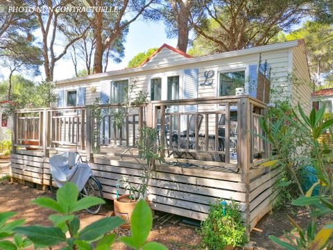 MOBILHOME 6 personnes - Tribord CONFORT -3 chambres 32m²- *Clim, terrasse, TV*