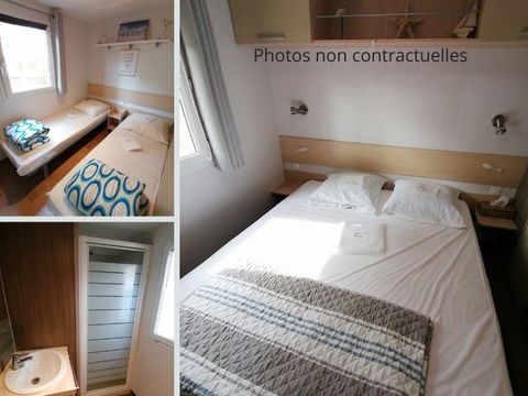 MOBILHOME 6 personnes - Tribord CONFORT -3 chambres 32m²- *Clim, terrasse, TV*
