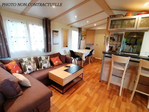 MOBILHOME 6 personnes - Madison PREMIUM -2 chambres 40m²- *Clim, terrasse, TV*