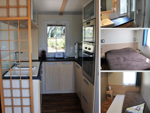 MOBILHOME 6 personnes - Charleston PREMIUM -2 chambres 40m²- *Clim, terrasse, TV*