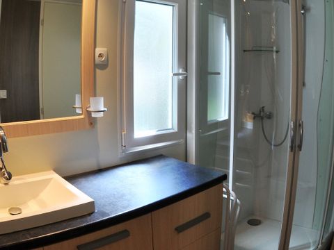 MOBILHOME 6 personnes - Charleston PREMIUM -2 chambres 40m²- *Clim, terrasse, TV*