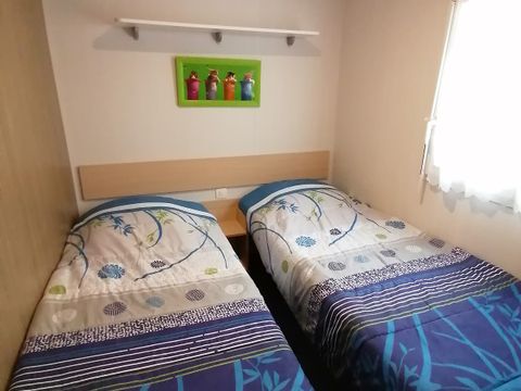 MOBILHOME 6 personnes - Florès 3 CONFORT -3 chambres 32m²- *Clim, terrasse, TV*