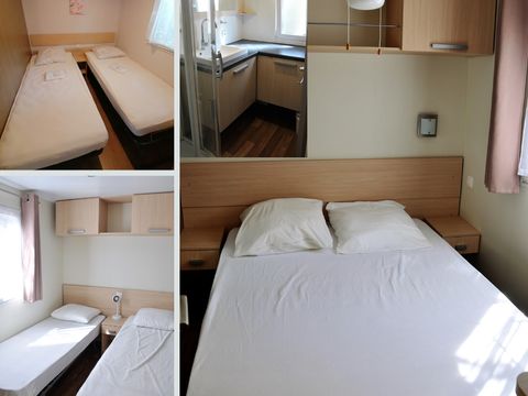 MOBILHOME 6 personnes - Blueberry 3  PREMIUM -2 chambres 40m²- *Clim, terrasse, TV*