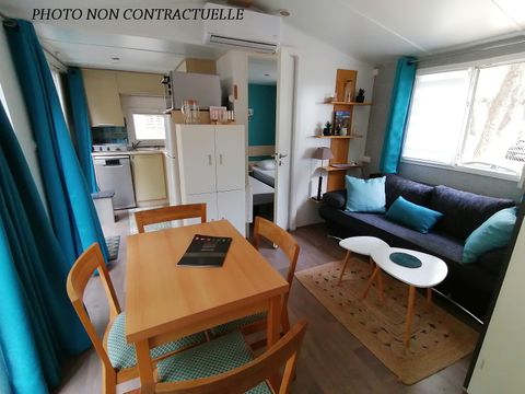 MOBILHOME 4 personnes - Grand Large CONFORT -2 chambres 30m²- *Clim, terrasse, TV*