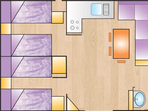 MOBILHOME 6 personnes - GRAND