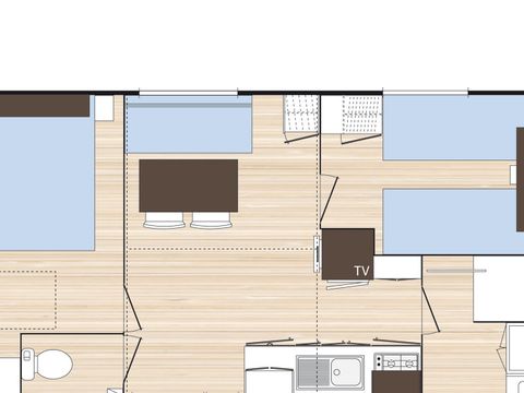 MOBILHOME 4 personnes - CONFORT 26 m²