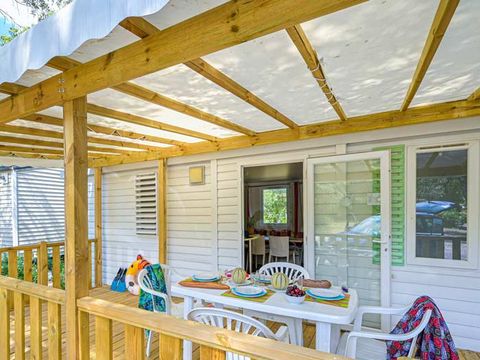 MOBILHOME 4 personnes - CONFORT - 26m² (2 chambres + climatisation)