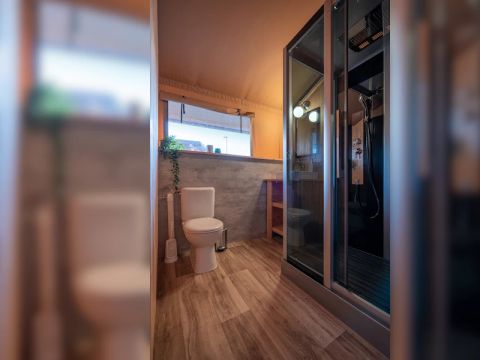 TENTE TOILE ET BOIS 5 personnes - Taiga