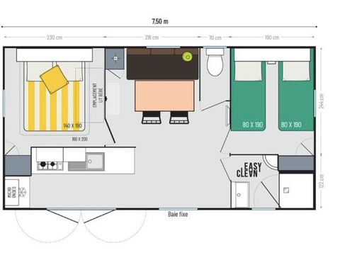 MOBILHOME 6 personnes - Mobilhome 6 personnes