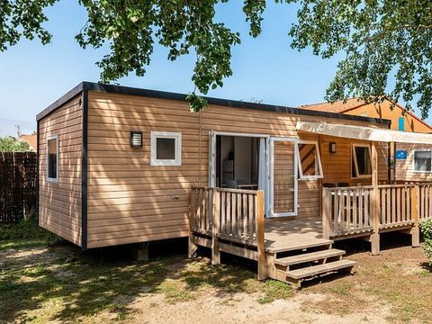 Mobilhome 5 personnes - Mobil-home | Comfort XL | 2 Ch. | 5 Pers. | Terrasse surélevée | Clim.