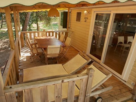 Mobilhome 5 personnes - Mobil-home | Classic XL | 2 Ch. | 5 Pers. | Terrasse surélevée