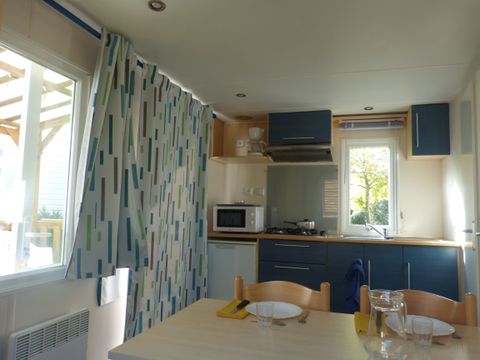 MOBILHOME 2 personnes - Mobil home 16m² - 1 chambre + terrasse couverte 10m²