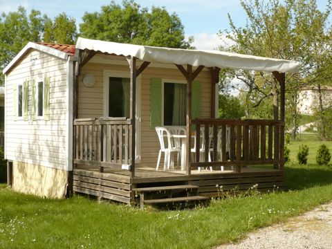 MOBILHOME 4 personnes - Mobil home 16m² - 1 chambre + terrasse couverte 10m²