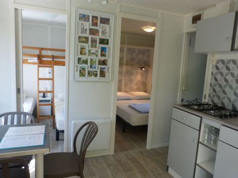 CHALET 5 personnes - Chalet 22m² - 2 chambres + terrasse couverte 10m²