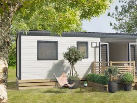 MOBILHOME 6 personnes - 32m² - 3 chambres + terrasse semi couverte 22 m²