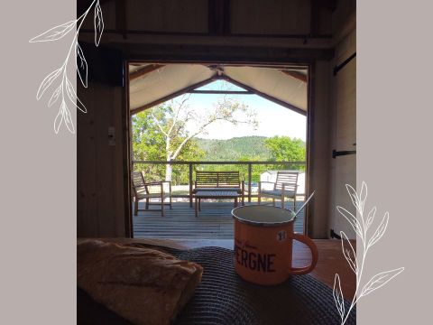 BUNGALOW TOILÉ 5 personnes - Cabane nature