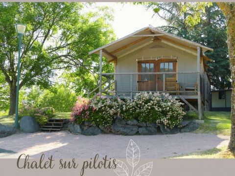 Bungalow toilé 5 personnes - Cabane nature