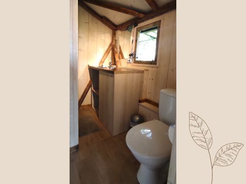Bungalow toilé 2 personnes - Cabane bohème
