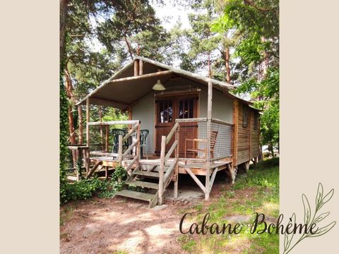 Bungalow toilé 2 personnes - Cabane bohème