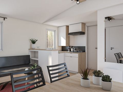 Mobilhome 6 personnes - Mobil-home Montrognon XL