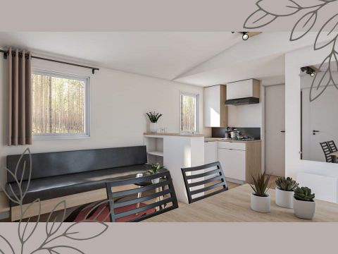 Mobilhome 6 personnes - Mobil-home Montrognon XL