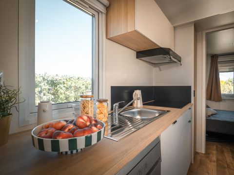 MOBILHOME 6 personnes - Mobil Home Premium - 3 chambres avec clim et lave-vaisselle 6 pers