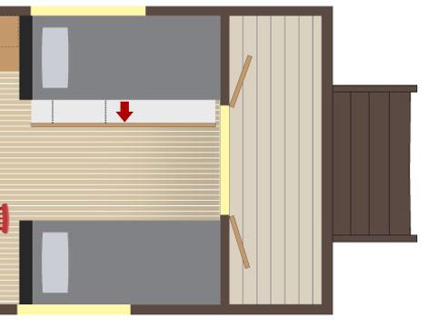HÉBERGEMENT INSOLITE 5 personnes - ROULOTTE GÎTE
