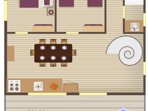 CHALET 8 personnes - LUXOR avec Spa privatif