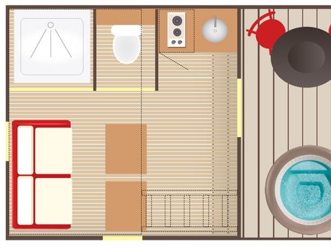 HÉBERGEMENT INSOLITE 2 personnes - CARRE DÉTOILES avec Spa privatif