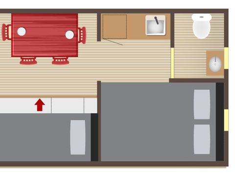 Hébergement 4 personnes - CABANE FORESTIÈRE sans sanitaires