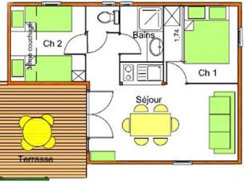 CHALET 5 personnes - Chalet 5 personnes