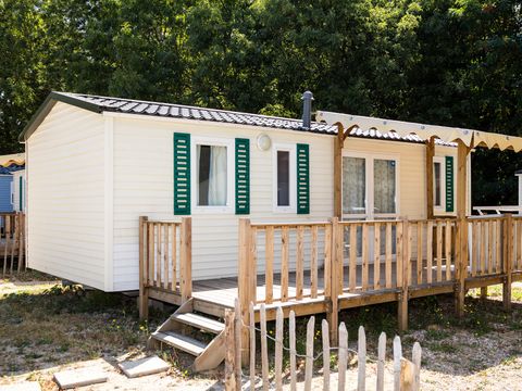 Mobilhome 3 personnes - Mobil-home | Classic | 2 Ch. | 3 Pers. | Terrasse Couverte | TV