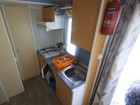 MOBILHOME 3 personnes - Classic | 2 Ch. | 3 Pers. | Terrasse surélevée | TV