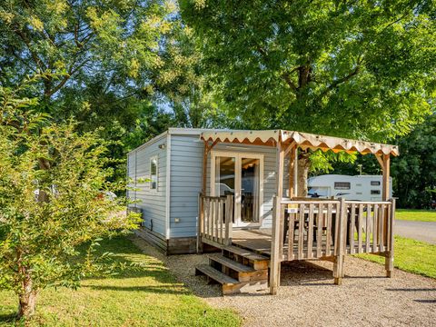 MOBILHOME 2 personnes - Mobil-home | Comfort | 1 Ch. | 2 Pers. | Terrasse Couverte | Clim. | TV